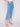 Blue cropped jeans with a fashionable fringed hem and bootcut leg design by Charlie B.