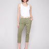 Celadon pants with a slim leg and chic style by Charlie B.