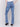 Medium blue bootcut jeans with front slits, regular rise and five-pocket design by Charlie B.