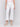 Cropped length white jeans with stretch denim material by Charlie B.