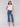 Stretch denim cropped jeans with a regular rise waist by Charlie B.