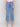 Medium blue flare leg jeans with embroidery and frayed hem by Charlie B.