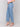 Medium blue flare leg jeans with embroidery and frayed hem by Charlie B.