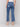 Fashionable medium blue jeans with regular rise and five-pocket design by Charlie B.