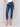 Indigo skinny fit denim pants with a cropped length by Charlie B.