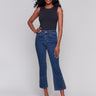 Indigo jeans with stretch denim and regular rise by Charlie B.