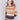 Amber-colored space dye yarn sweater with a relaxed fit and crew neck by Charlie B.