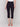 Chic pull-on capri pants in black with cropped length by Charlie B.