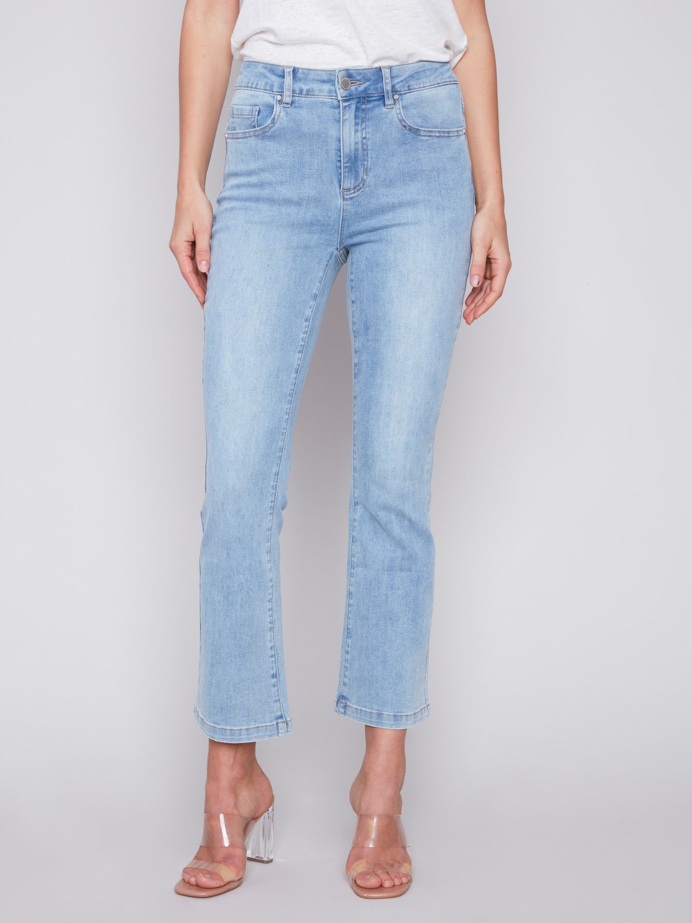 High Rise Slim Bootcut Jeans in Lennox