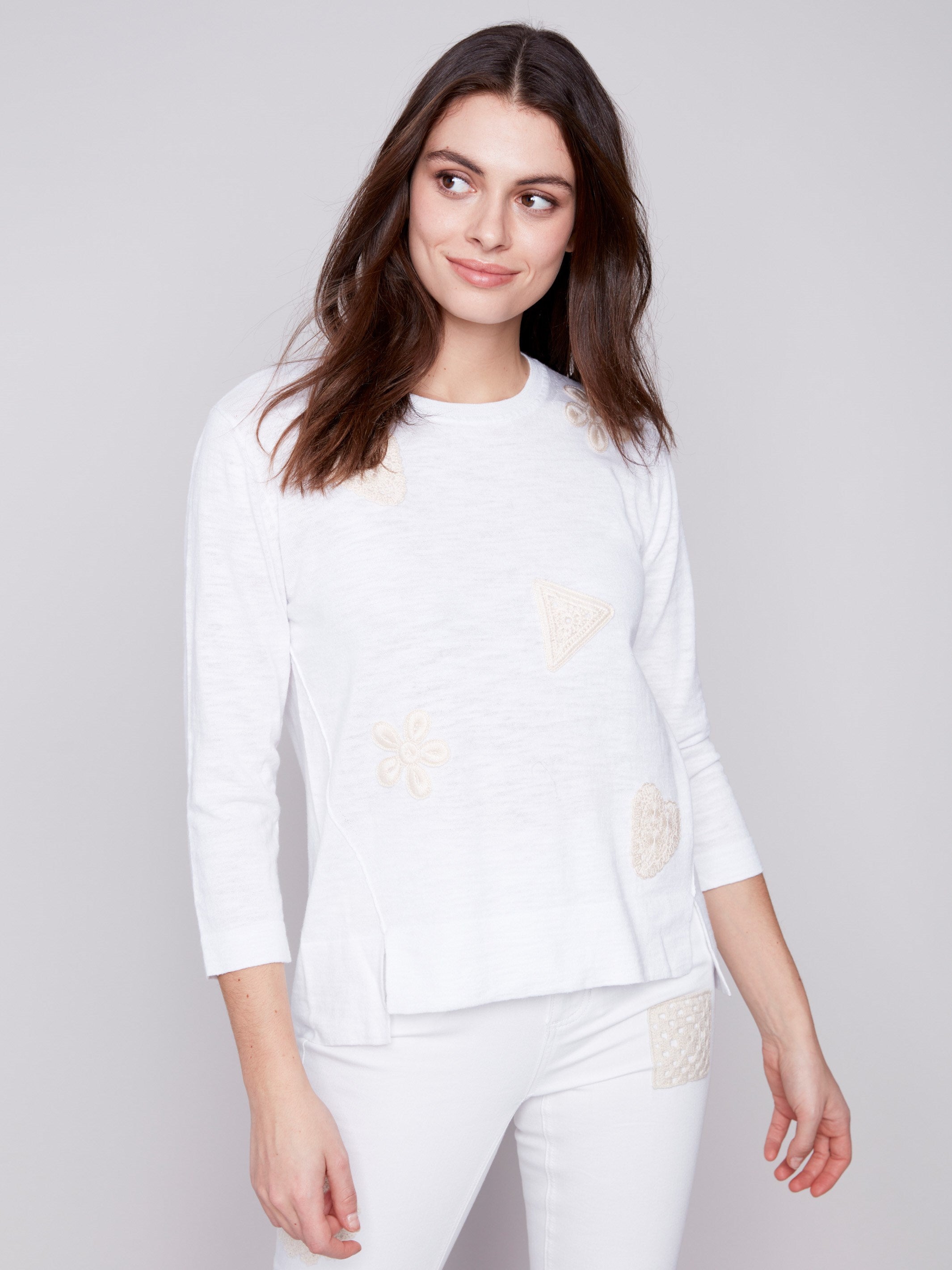 Women's knitted sweater Charlie with alpaca- Marlot Paris